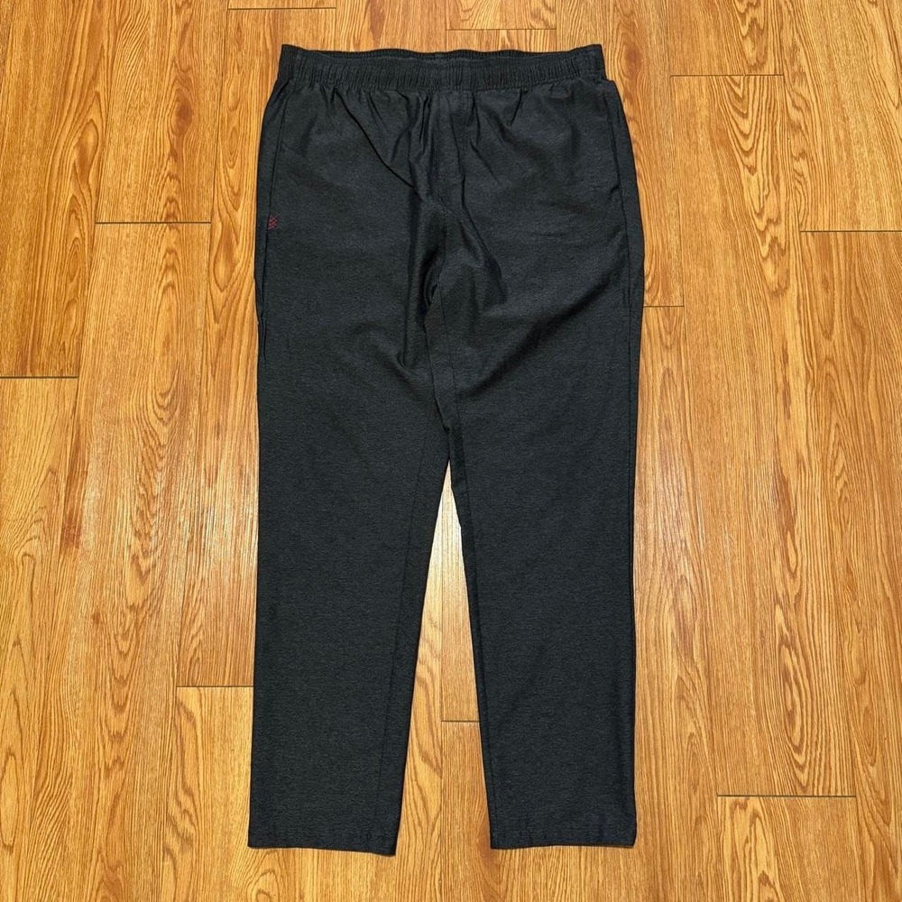 Rhone Men's Guru Pants Large Jogger Stretch Gray Performance Running Athletic